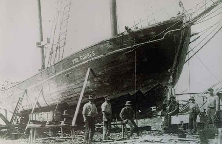 The Phil Forbes was built in Swansea by the Forbes brothers. Photo: Anne Johnson.