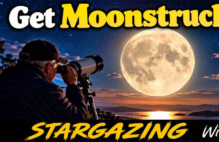 STARGAZING: Virtual mountain-climbing on the Moon this week