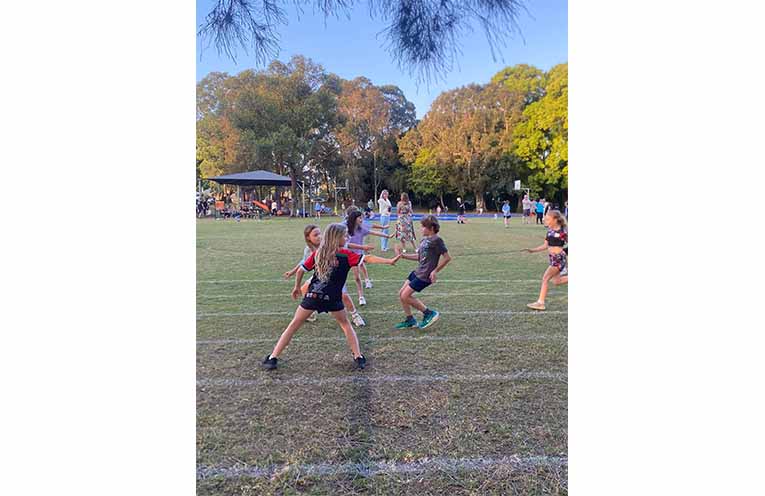 Early enthusiasm was high when Tea Gardens Public School grounds came to life under the feet of budding Little Athletics enthusiasts. Photos: Little Athletics NSW.