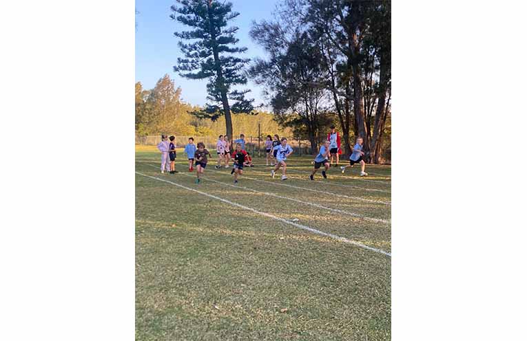 Early enthusiasm was high when Tea Gardens Public School grounds came to life under the feet of budding Little Athletics enthusiasts. Photos: Little Athletics NSW.