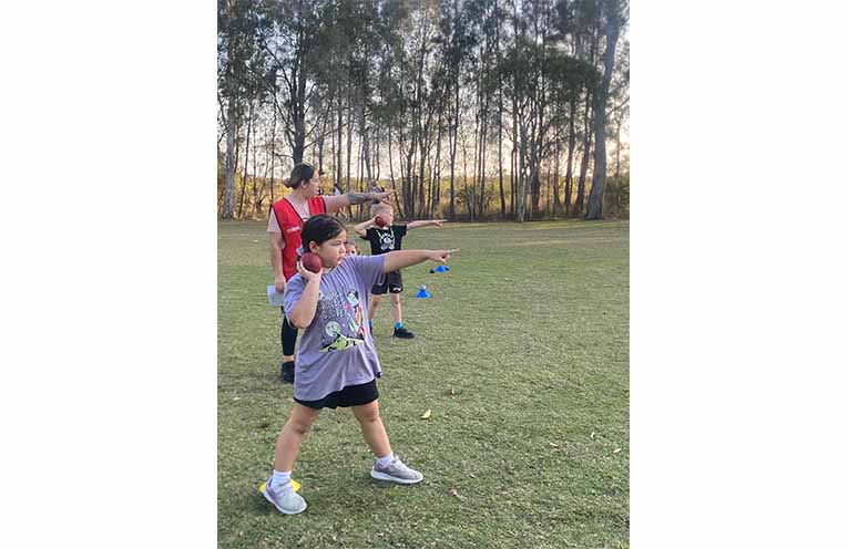 Early enthusiasm was high when Tea Gardens Public School grounds came to life under the feet of budding Little Athletics enthusiasts. Photos: Little Athletics NSW.