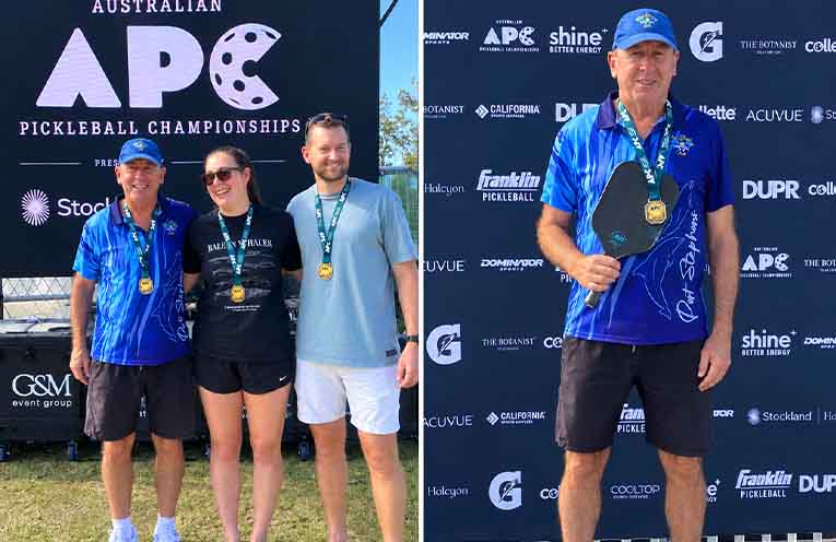 Port Stephens pickleball ace Emily Wilson claims four medals at Australian championships on the Gold Coast